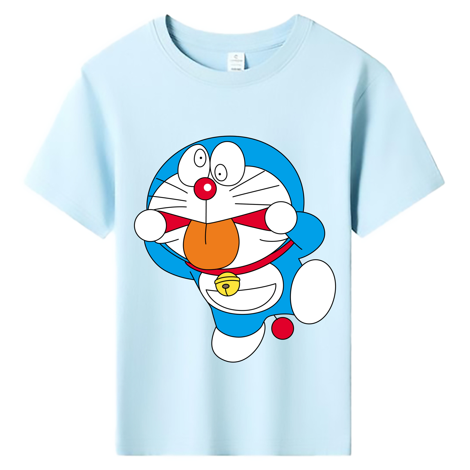 （画像用） ドラえもん Doraemon 綿100％キッズTシャツ（フロントプリント）